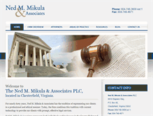 Tablet Screenshot of mikulalaw.com